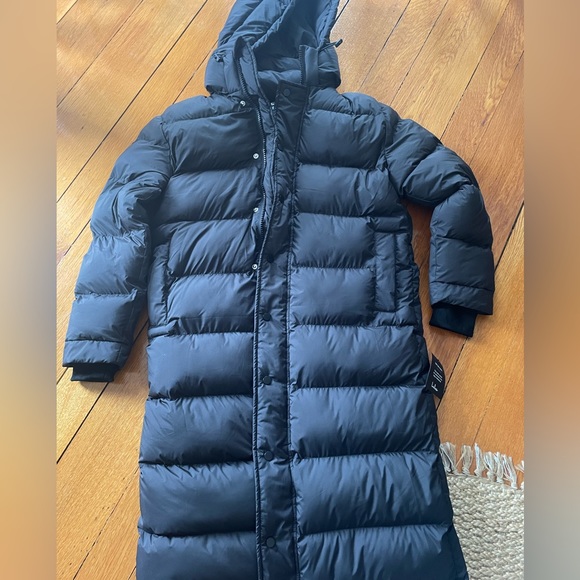 NWT | Lulus | Long Black Winter Coat - Picture 9 of 10